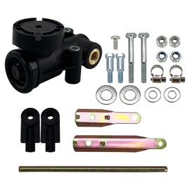 Fudatong Cabin Air Height Leveling Control Valve Kit for Hadley H00600P Height Leveling Control Valve Kit fit for Mack 20QE2373 1/4" NPT Port Replaces # F245563