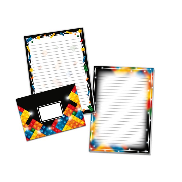 Writing Paper Set with 2 Writing Pads and 25 Envelopes