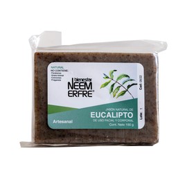 bienestar NEEM ERFRE Jabón Natural Artesanal Eucalipto con Aceite Neem Oliva Tea Tree -Sin Parabenos Petrolatos Grasa Animal-150 g c/u - 5.29 oz each (Individual)