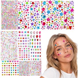12 Diamantes Para Pegar Con 3228 Piedras Brillantes, Brillos Para Decorar, Adhesivos Decorativos Para Manualidades, Proyectos De Arte Y Decoración Del Hogar, Material De Poliestireno, Papel Y PET
