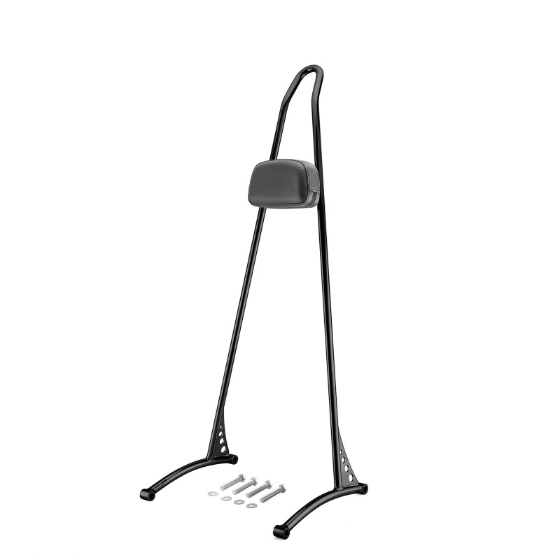 21ST Black 31" Tall Backrest Sissy Bar For Harley Softail