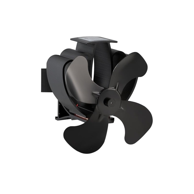 Valo VK000604 Stove Fan for Stove Pipe, Magnetic, Powerless, Low