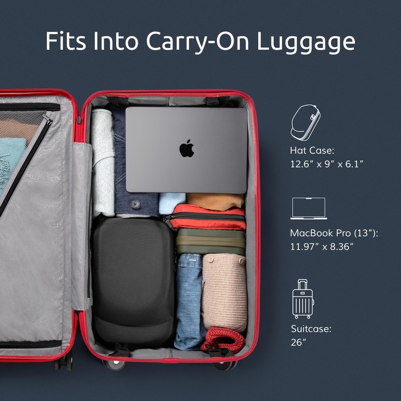 Ozueccr Hard Hat Travel Case – Storage for Baseball Caps