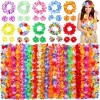 Aa 40 Piezas Collaresy Pulseras Hawaiano Flores Vmimv For