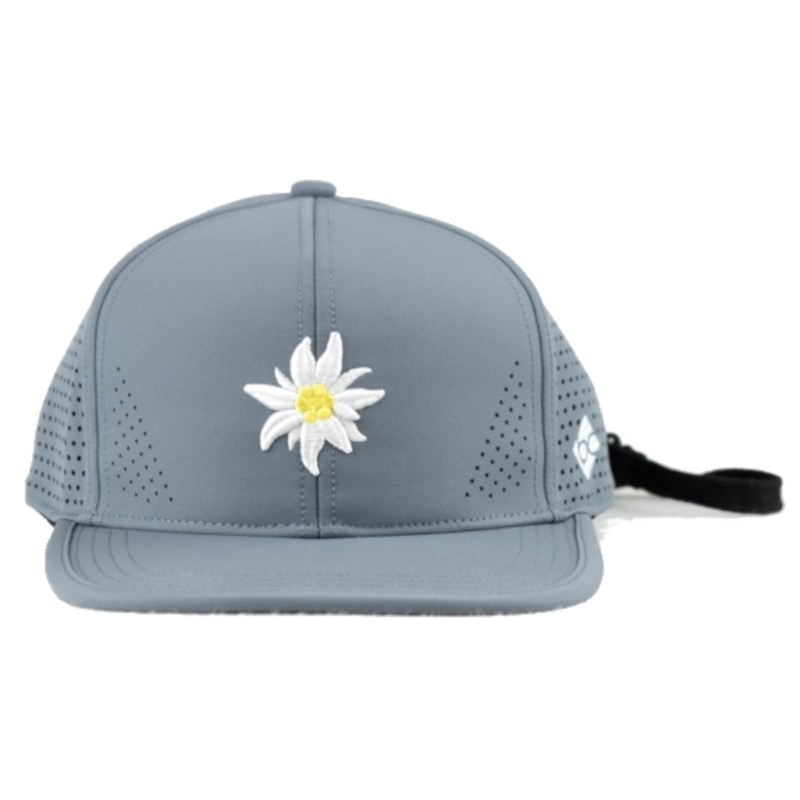 Bavarian Caps Edelweiss Outdoor V2 Grey Blue Snapback, gray, Unit