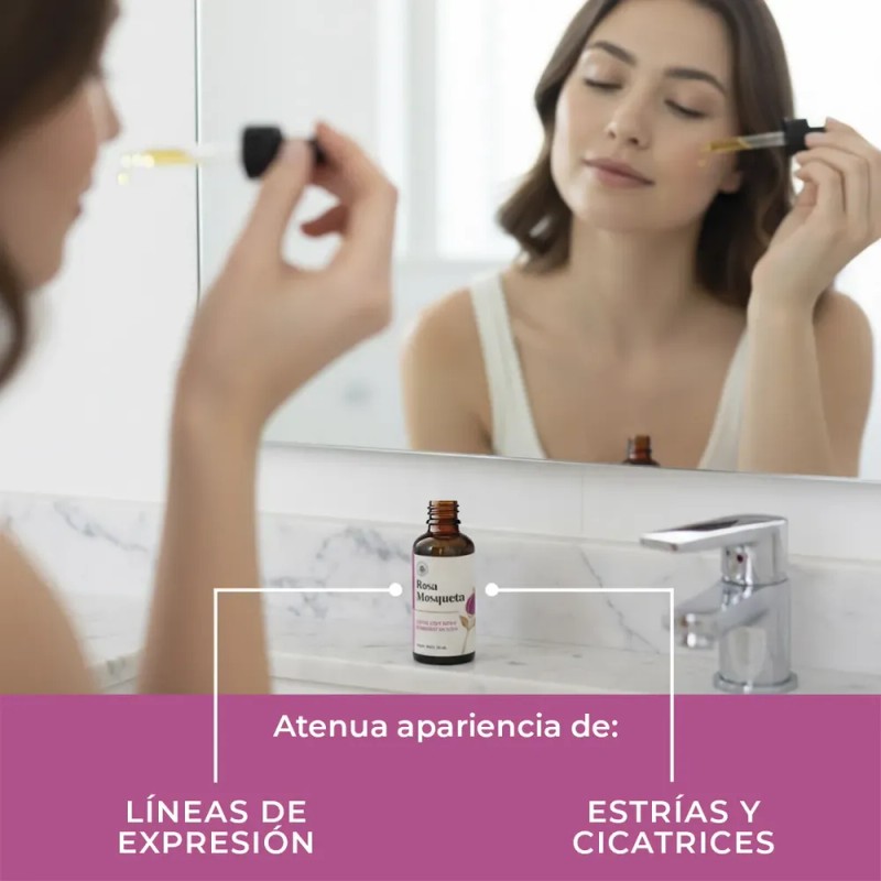 Aceite Rosa Mosqueta Puro Prensado En Frío + Agua De