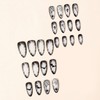 MISUD Press on Nails - Medium Stiletto Glue on Nails