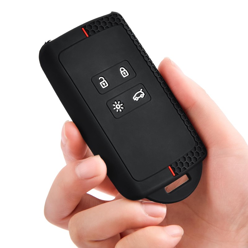 OATSBASF Car Key Case for Renault, 4-Button Key Case Cover
