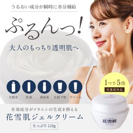 Hanayuki Snow Skin Gel Cream (3.9 oz (110 g) x 1