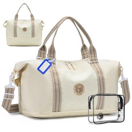 COSCOOA Carry On Travel Duffel Bag,United Airlines Personal Item Bag 17x10x9 inch,Flight Approved Underseat Travel Luggage Bag,Expandable Weekender Overnight Tote Bag