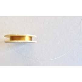 TUNGSTEN WIRE WOLFRAM WIRE GOLD PLATED TUNGSTEN .0025” WIRE 3 FEET 99.95% PURE!🇺🇸.063mm  WOLFRAM WIRE🇺🇸