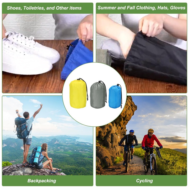 PATIKIL Stuff Sack, 9 x 16 Inch Waterproof Outdoor Storage