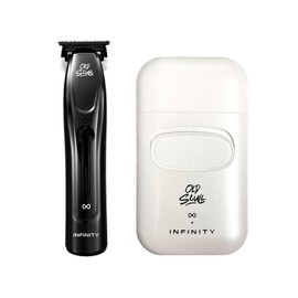 Infinity Duo Old Scull. Infinity Shaver Rasuradora. Afeitadora para barberos y estilistas. Infinity Trimmer, Pequeña, potente y ligera, con cuchilla de doble DLC. Maquinas de uso profesional