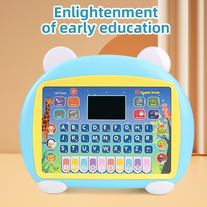 Kids Tablet English Learning Pad with LED Screen 8 Modes