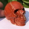Anlingem 2" Crystal Skull Natural Quartz Gemstone Carved Stone Pocket