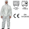 Disposable Coverall Overall Suit,Full Body Protective,Heavy-Duty Protective Suits Chemical Protection