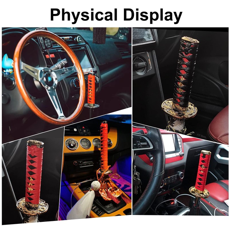 GSTP Katana Shift Knob Samurai Sword Gear Shifter Universal Compatible