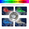 Marine Boat Interior Lights 4Pcs RGBW, 3’’ Round Waterproof Boat