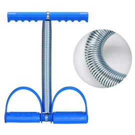 COVVY Multifunctional Sports Pedal Bodybuilding Expander Spring Hose Foot Peda Pull Rope Fitness, blue
