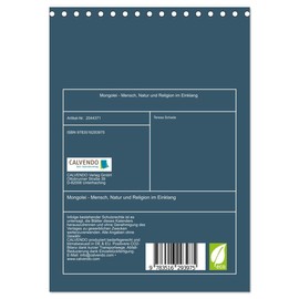 Mongolei - Mensch, Natur und Religion im Einklang (Tischkalender 2026 DIN A5 hoch), CALVENDO Monatskalender: Der nomadische Minimalismus (CALVENDO Orte)
