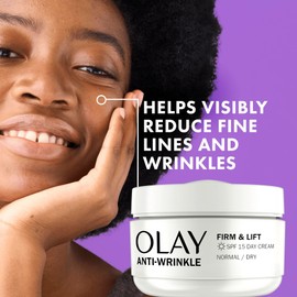 Olay Olay Anti-Wrinkle Firm & Lift Day Cream With SPF15, Helps To Visibly Reduce Fine Lines & Wrinkles And Protects Against Premature Signs Of Ageing,50ml