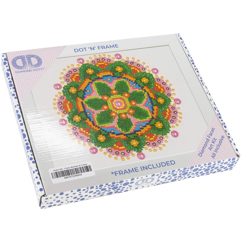 Diamond Dotz DDB3.008 Diamond Art Kit Floral Mandala One Size