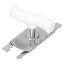 Manual Can Opener Handheld Flaschenöffner Handbuch Deckelöffner mit ABS-Griff Ergonomischem Design für Weitmundflaschen 25mm-95mm Edelstahl