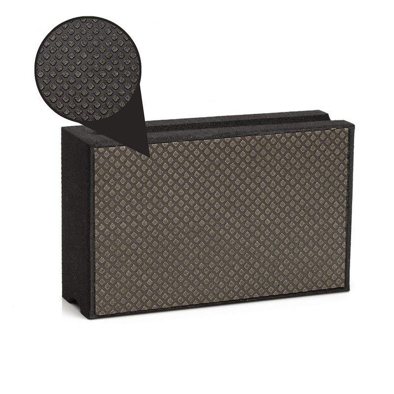 Glass Polish 15014| Diamond Hand Pad, Hand-Held Sanding Block for