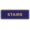 Standard Stairs Sign - Blue/Gold - Medium