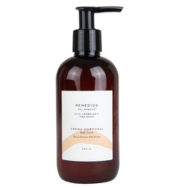 Remedios del Bosque Crema Corporal de Flores Silvestres 250 ML, Hidrata a Profundidad y Humecta, con Extractos de Frutas y Aceites Escenciales Aromaterapéutoicos.