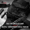 WOLF TACTICAL Compact EDC Sling Bag - Concealed Carry Shoulder