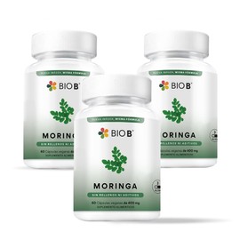 Bio B | Moringa 3 Pack 60 cápsulas veganas cada uno