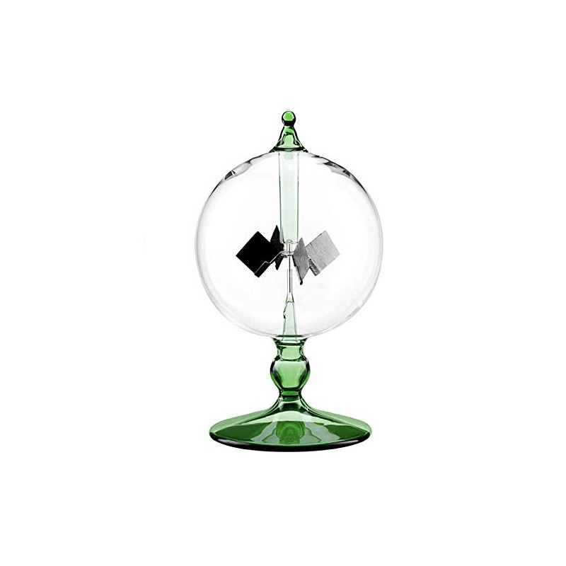 Adjivecct Green Solar Power Radiometer Crook Solar Energy Spinning Vane