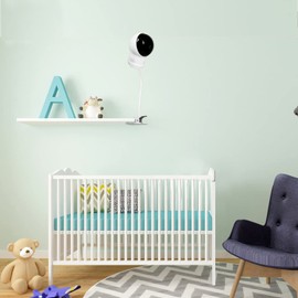 Baby Monitor Holder for eufy SpaceView/eufy Spaceview S/eufy Spaceview Pro Baby Monitor, Flexible Baby Monitor Stand Holder for Children's Room Baby Bed Borders