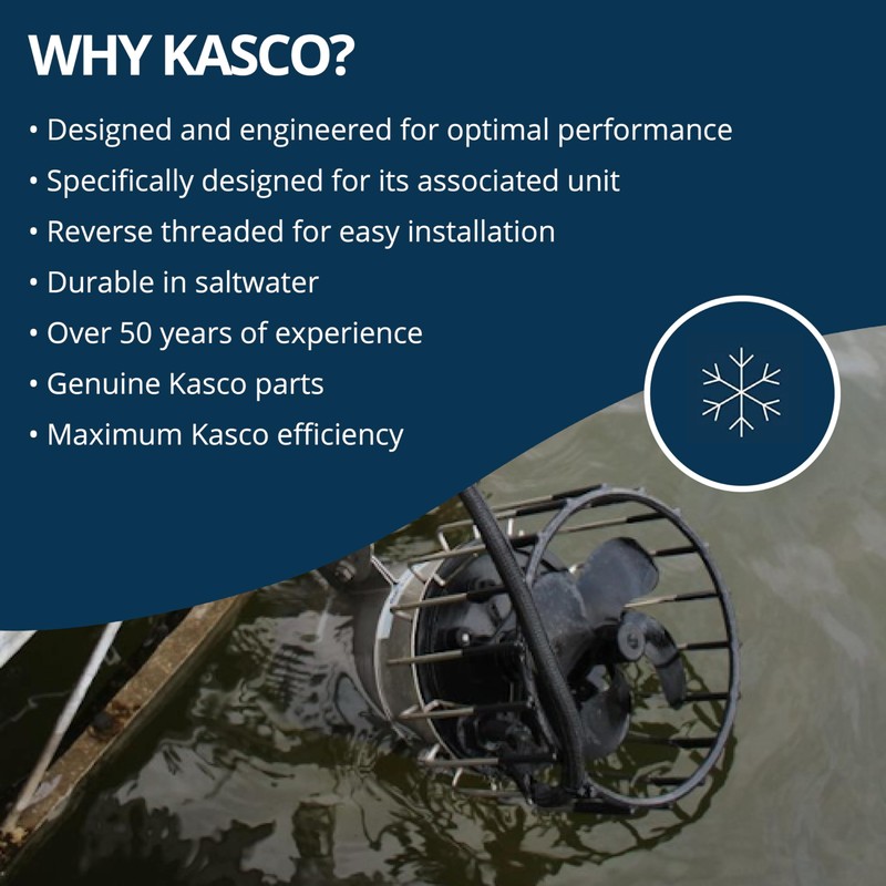 Kasco Propeller for 1HP Lake & Pond De-icer – Replacement