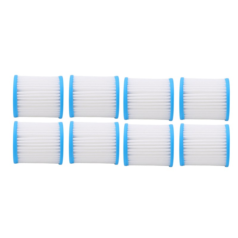 8 Pcs Pool Filter Cartridge Strong Filtration Ability Heavy Duty