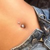 BodyBonita G23 Titanium Belly Button Rings - 14G Internally Threaded