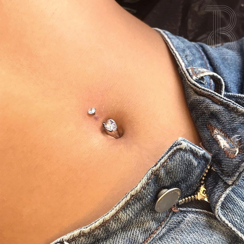BodyBonita G23 Titanium Belly Button Rings - 14G Internally Threaded