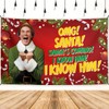 Funny Christmas Banner Happy Xmas Backdrop Sign Funny Winter Xmas