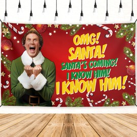 Funny Christmas Banner Happy Xmas Backdrop Sign Funny Winter Xmas Decor Merry Christmas Decorations for Home