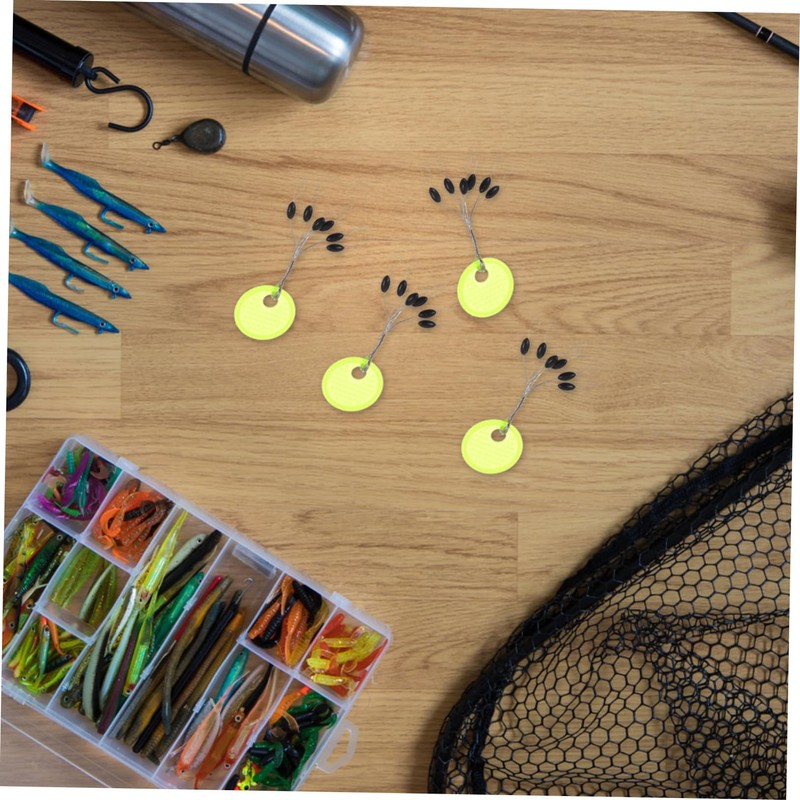 CORHAD 100pcs Shaped Space Beans Rubber Stops Durable Float Stoppers