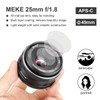 Meike 25mm f/1.8 Large Aperture Wide Angle Lens Manual Focus