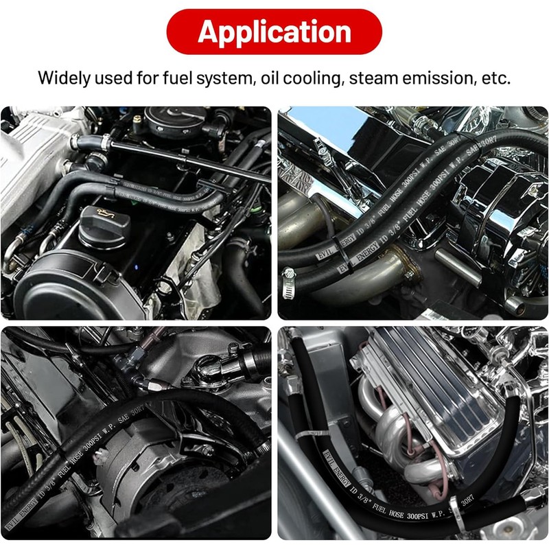 EVIL ENERGY 1/4 Fuel Hose Line Push Lock SAE 30R7