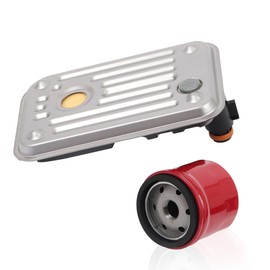 Transmission Filter Kit Internal Shallow Filter 29537965 External Spin On Filter 29539579 for Allison 1000 6.6L Diesel For 2001-2010 Chevy Silverado 2500 HD 3500 GMC Sierra 2500 HD 3500