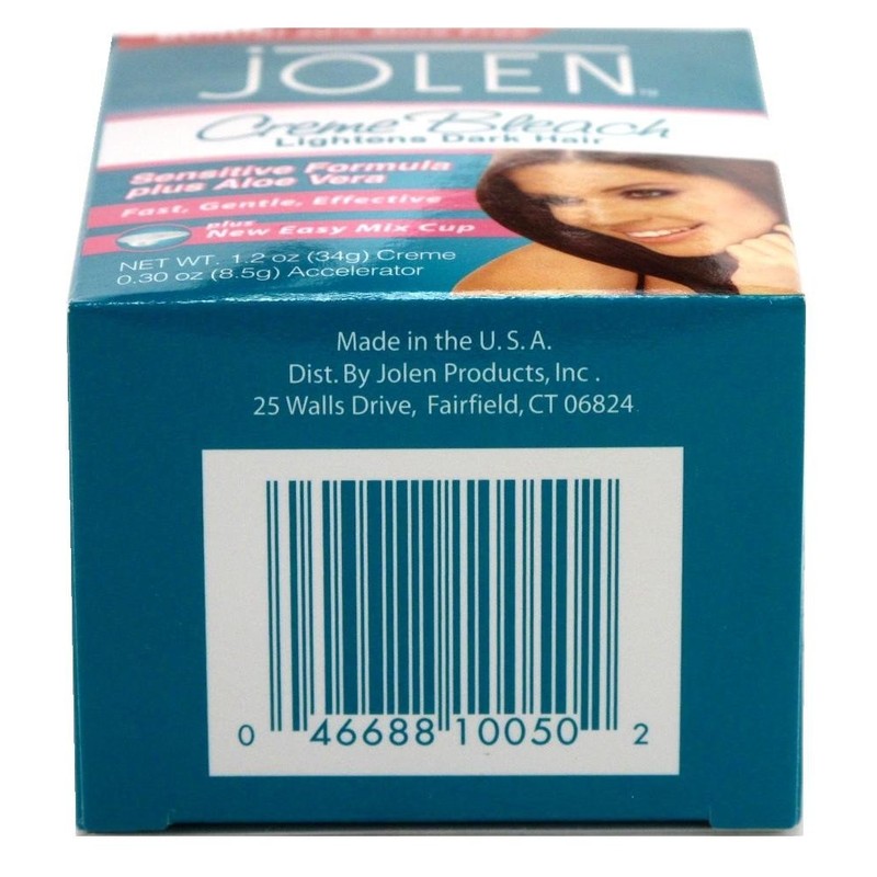 Jolen 1 Ounce Creme Bleach Mild Plus Aloe Vera (29ml)