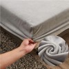 Velvet Fitted Sheet 140 x 200 cm Warm Winter Terry