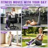 Upgraded Durable Pedal Resistance Band with Handle, 75LBS Adjustable 3