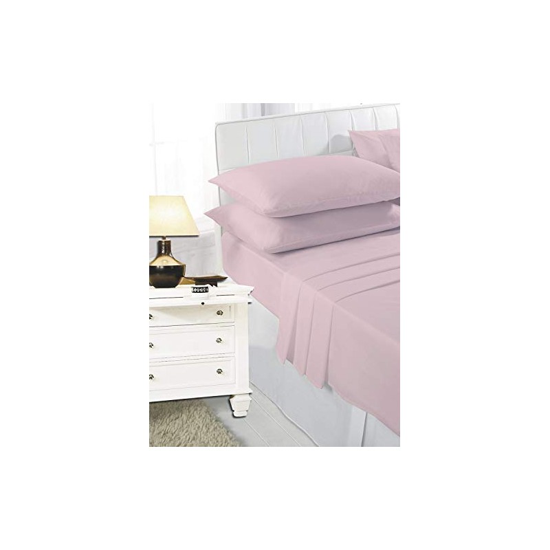 Rohi Easycare Flat sheet Double – Soft Touch Polycotton Bed