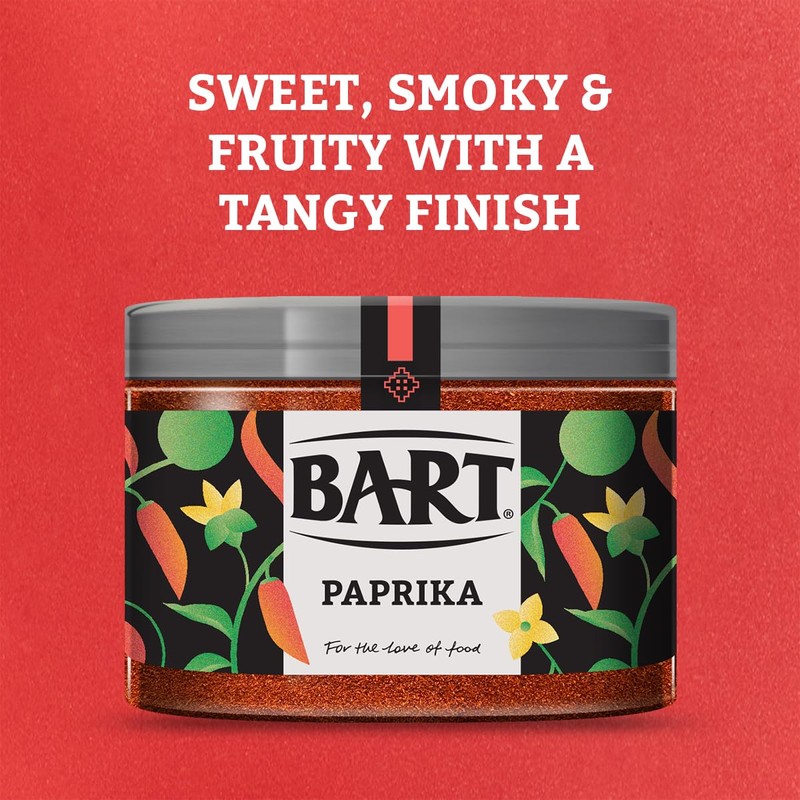 BART Paprika Powder Large Jar - Sweet & Fruity Flavour,