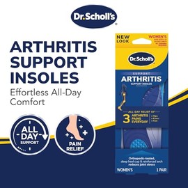 Plantillas de apoyo para artritis Dr. Scholl's, para mujer, 1 par